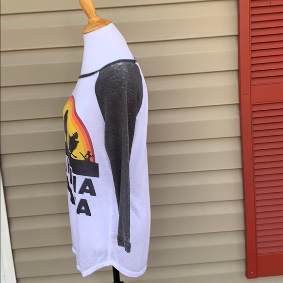 Disney Lion King women’s white&gray baseball tee $5/25 - Picture 3 of 5